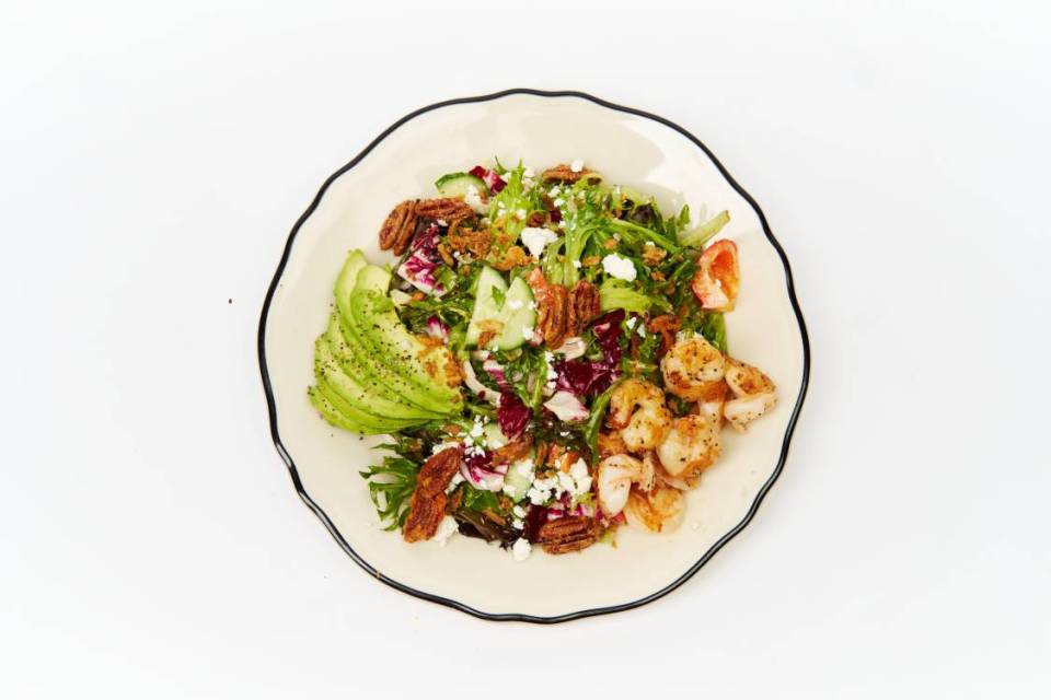 CAJUN  PRAWN MARKET SALAD